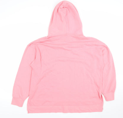 Womens UK Size M Dunnes Pink Pullover Hoodie