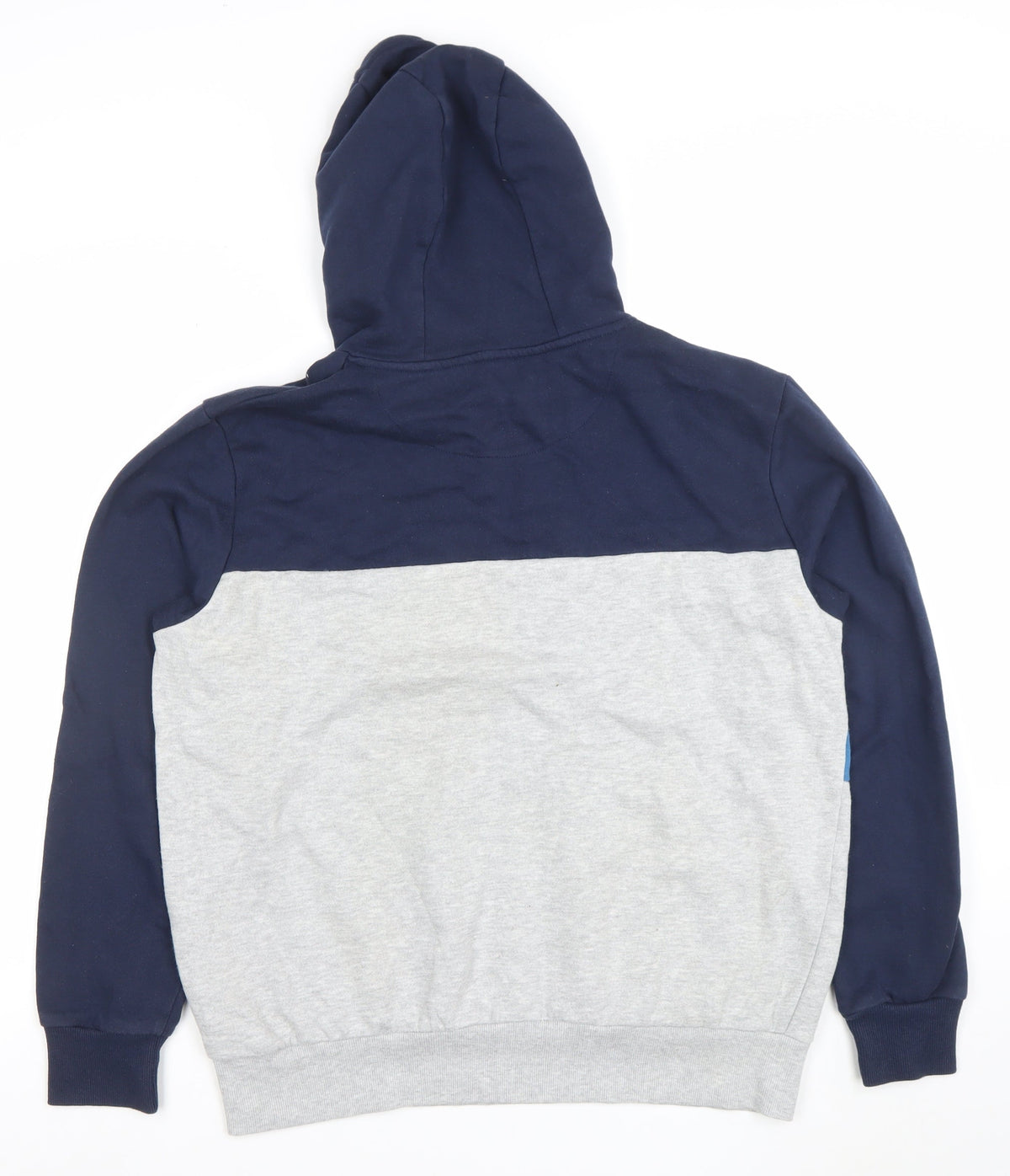 Mens UK Size M Dunnes Blue Pullover Hoodie