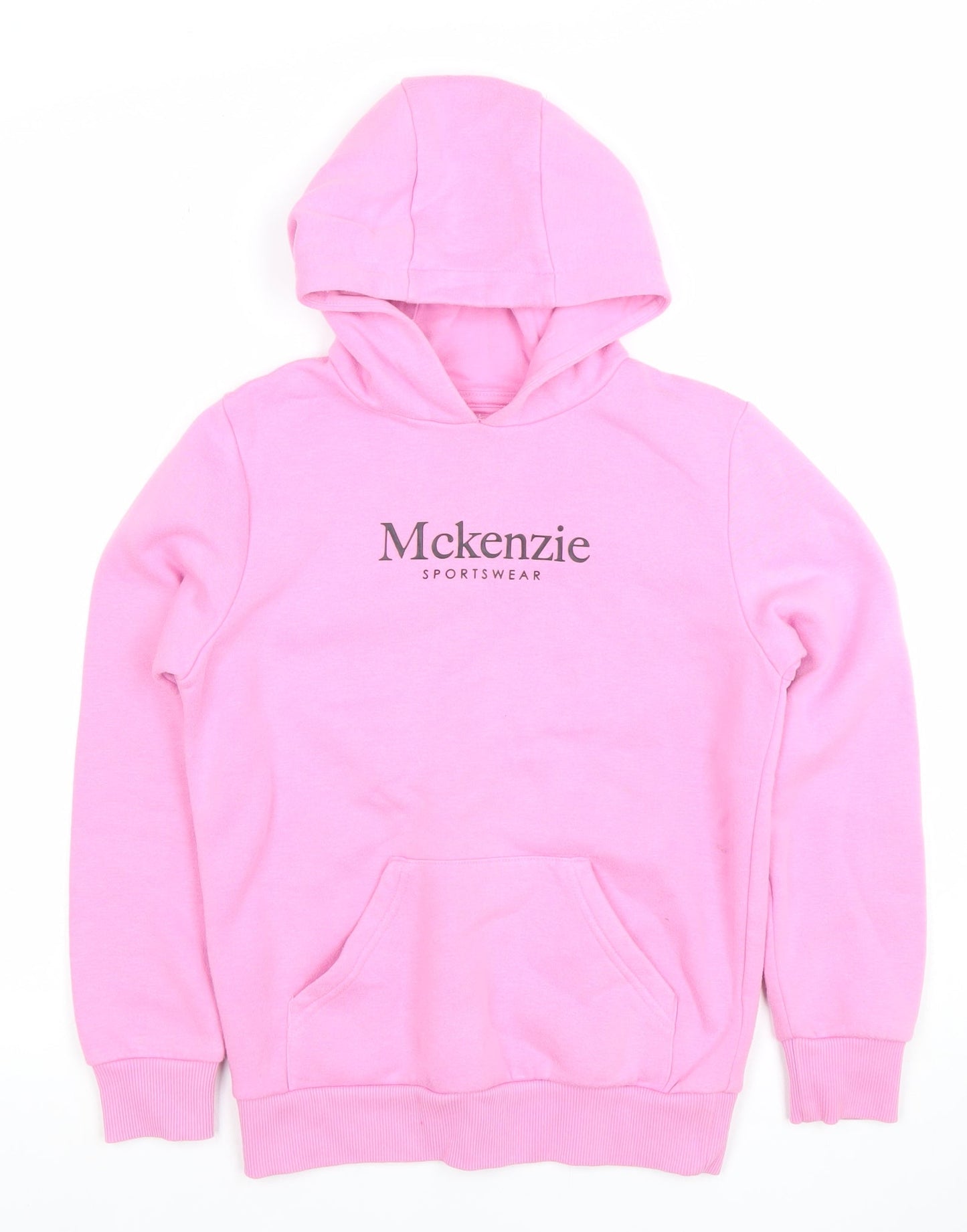 Girls UK Size 10-12 Years McKenzie Pink Pullover Hoodie