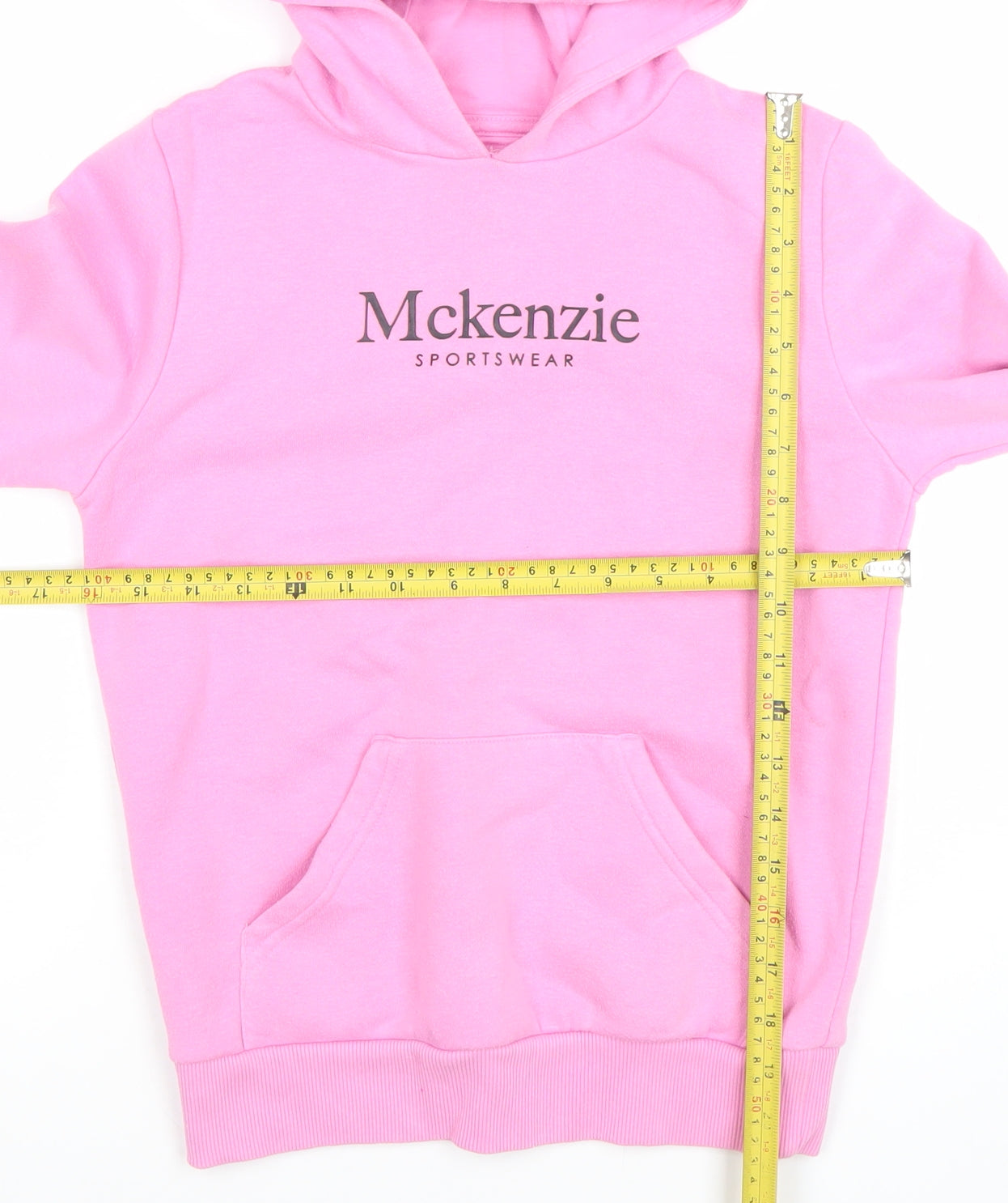 Girls UK Size 10-12 Years McKenzie Pink Pullover Hoodie