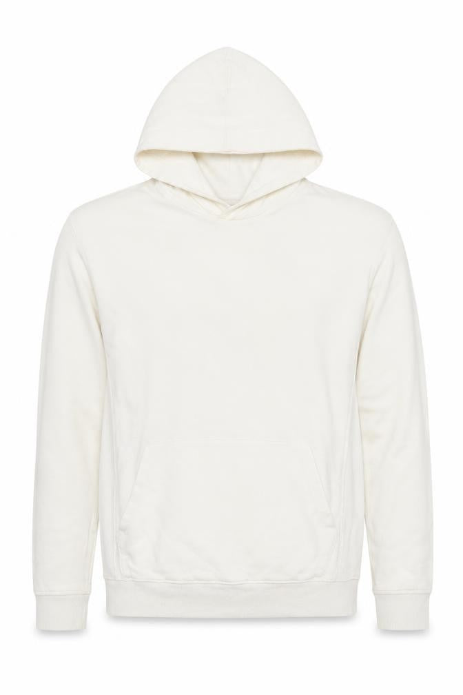 Mens UK Size XS Topman White Pullover Hoodie