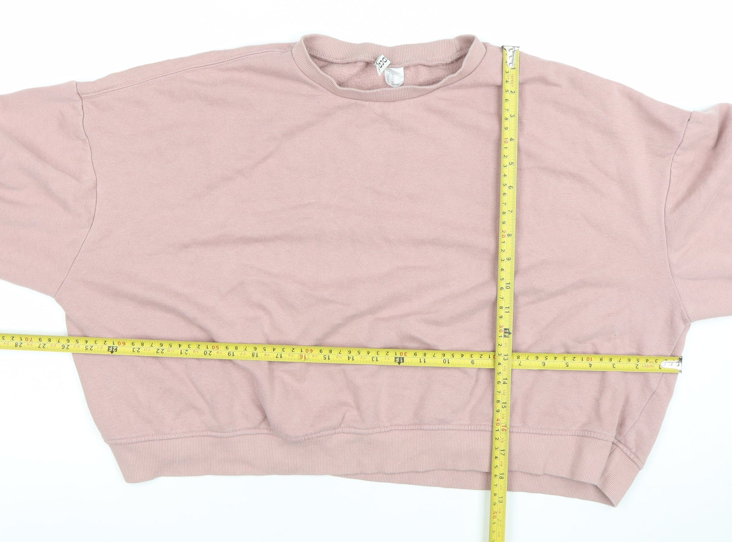 Womens UK Size XL H&M Divided Pink Pullover Sweatshirt