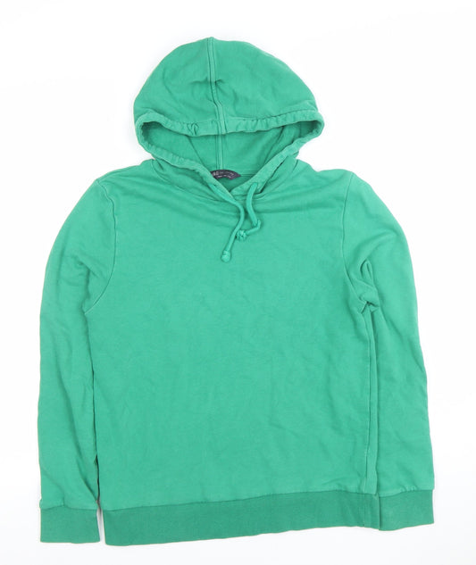 Womens UK Size 8 Marks and Spencer Green Pullover Hoodie