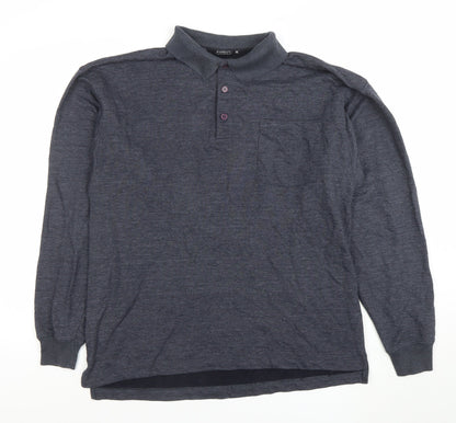 Mens UK Size M NATHAN JONES Grey Henley Sweatshirt