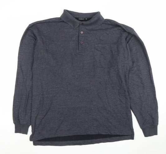 Mens UK Size M NATHAN JONES Grey Henley Sweatshirt