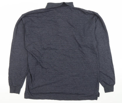 Mens UK Size M NATHAN JONES Grey Henley Sweatshirt