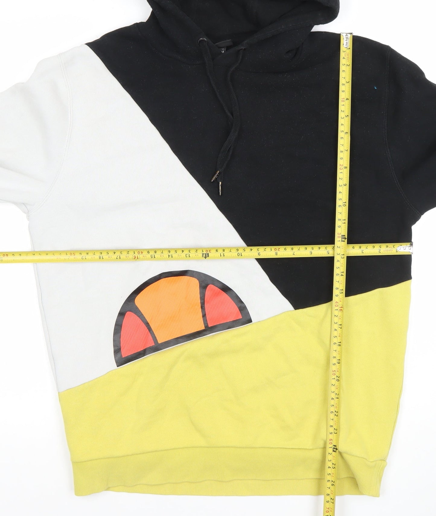 Mens UK Size M ellesse Multicoloured Pullover Hoodie