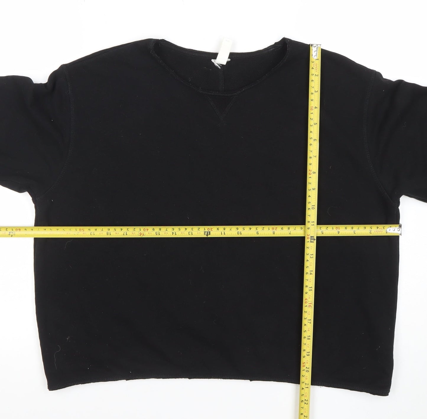 Womens UK Size M H&M Black Pullover Sweatshirt