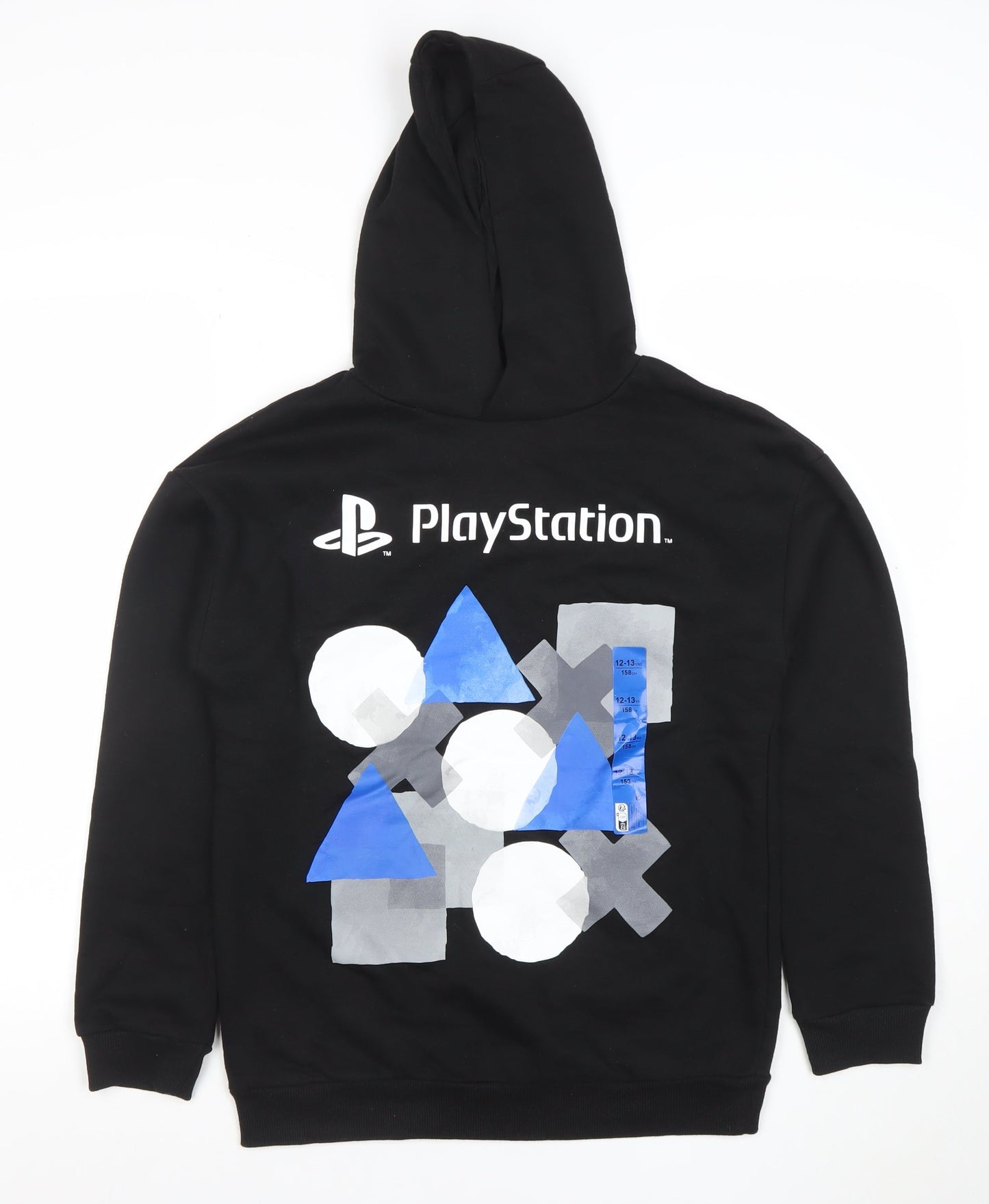 Boys UK Size 12-13 Years PlayStation Black Pullover Hoodie
