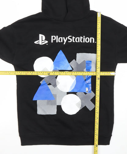 Boys UK Size 12-13 Years PlayStation Black Pullover Hoodie