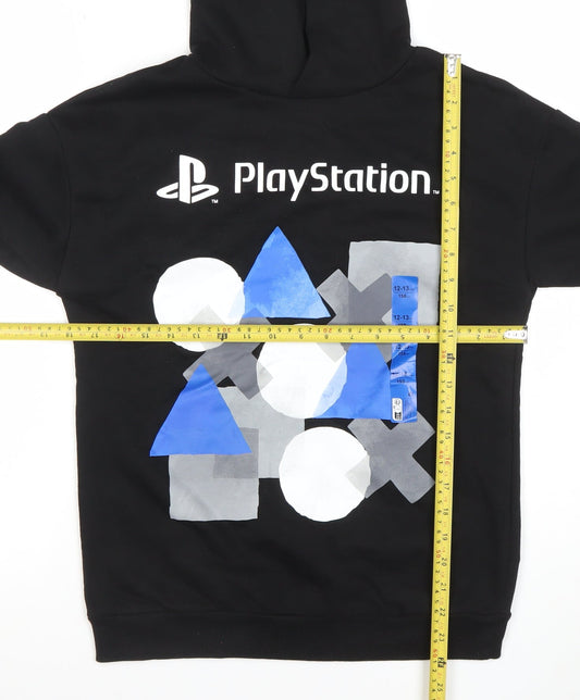 Boys UK Size 12-13 Years PlayStation Black Pullover Hoodie