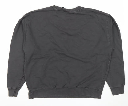 Womens UK Size 10 ASOS Design Black Pullover Sweatshirt