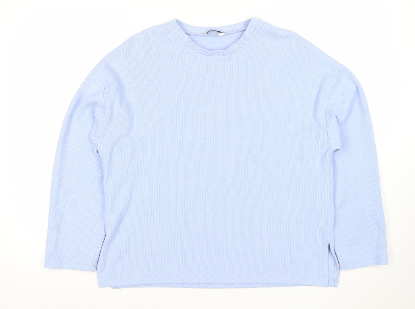 Womens UK Size S Stradivarius Blue Pullover Sweatshirt