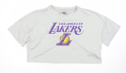 Primark NBA Los Angeles Lakers Grey T-Shirt Nightshirt Womens M 12-14