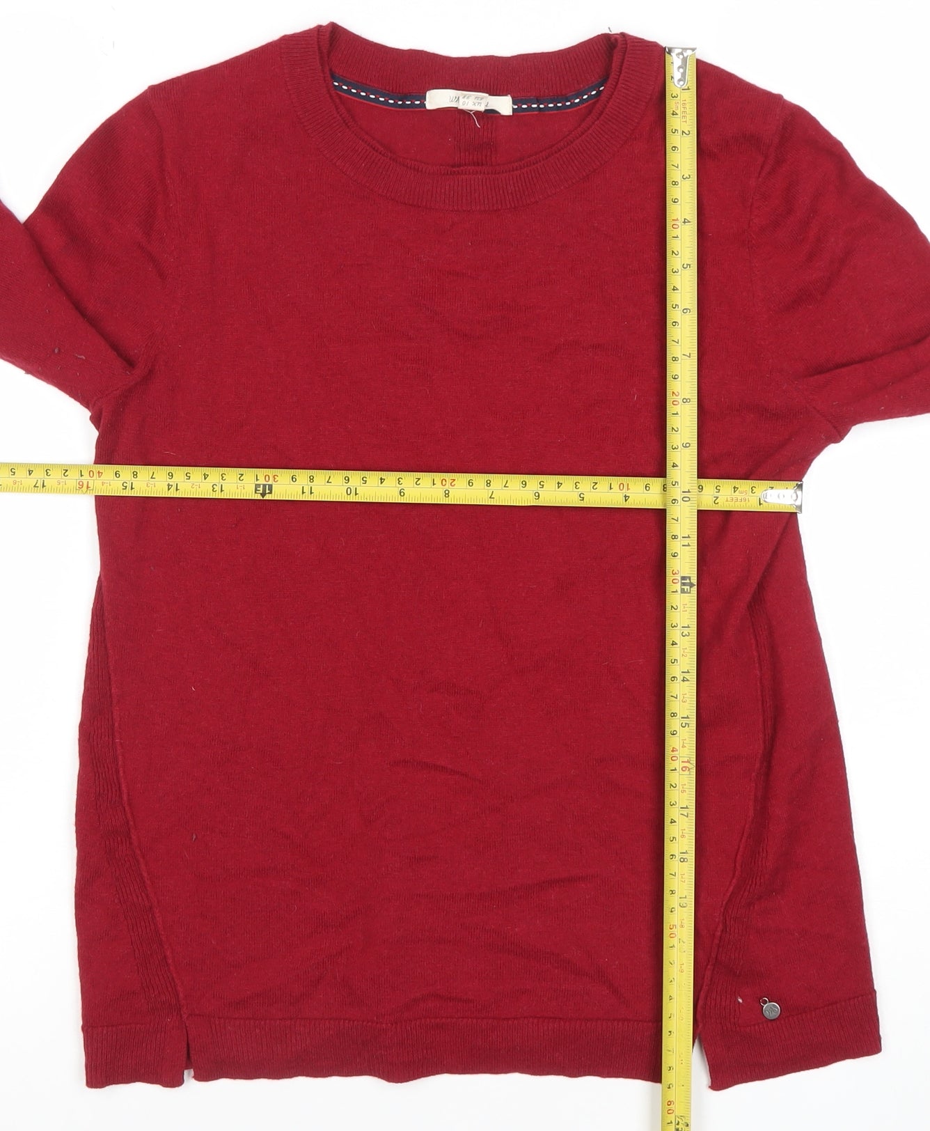 Womens UK Size 10 White Stuff Red Pullover Jumper