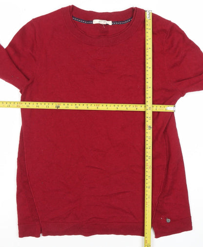 Womens UK Size 10 White Stuff Red Pullover Jumper