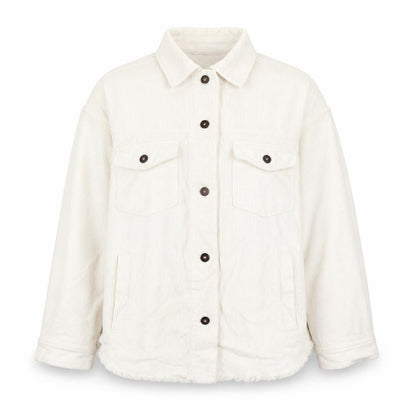 Womens UK Size S Zara Ivory Basic Jacket
