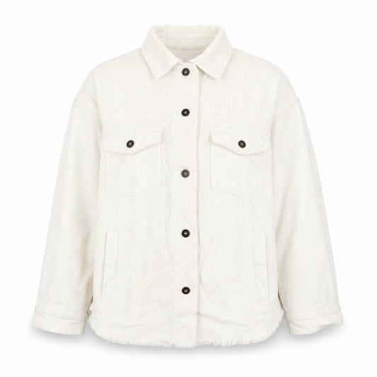 Womens UK Size S Zara Ivory Basic Jacket