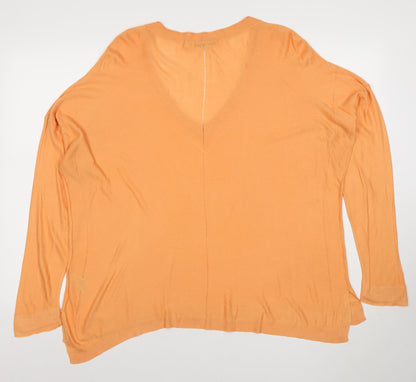 Womens UK Size 20 NEXT Orange Basic Blouse