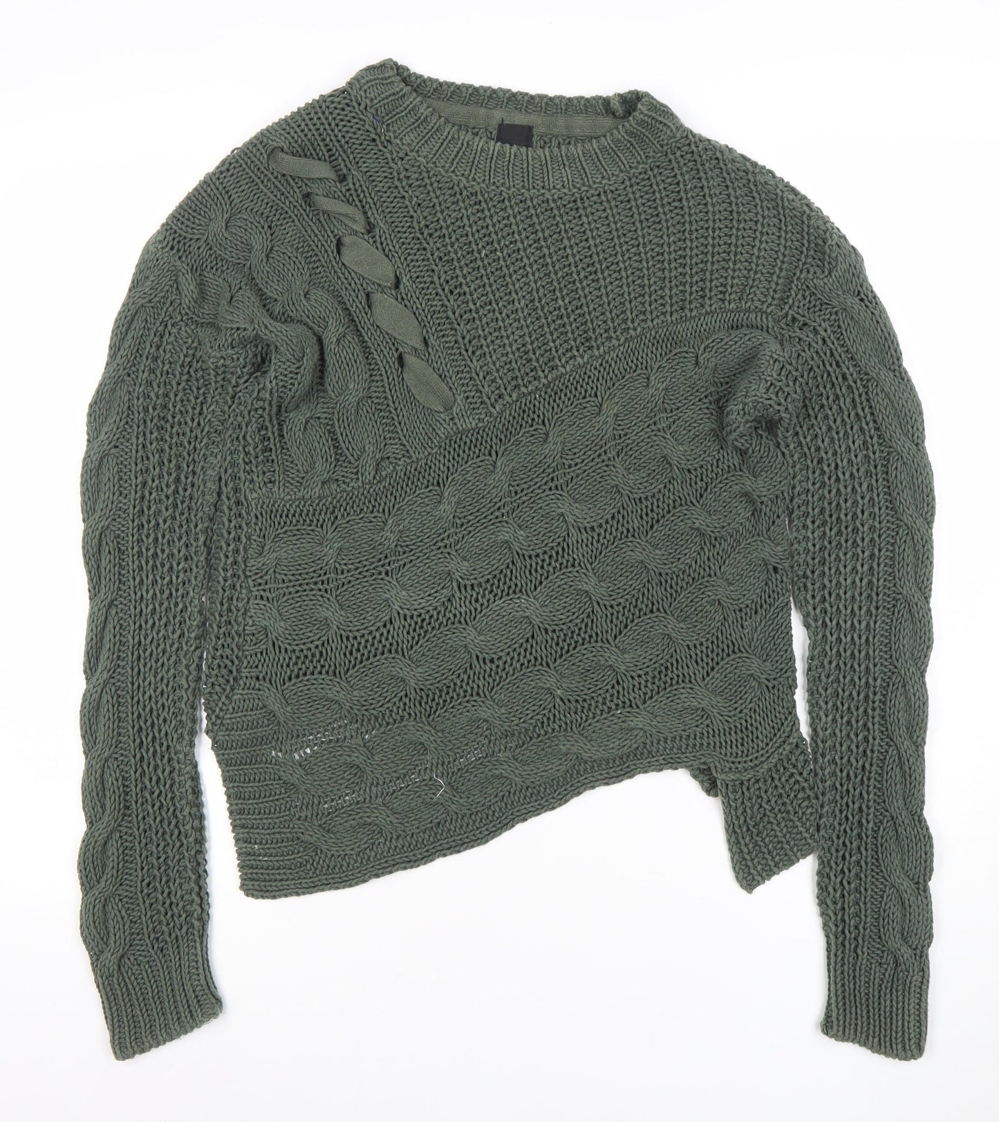 Womens UK Size 6 River Island Green Pullover Jumper
