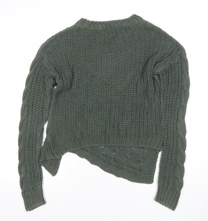 Womens UK Size 6 River Island Green Pullover Jumper