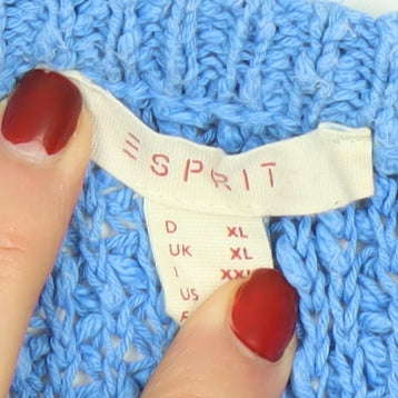 Womens UK Size XL Esprit Blue Pullover Jumper