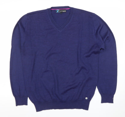 Womens UK Size L River Island Blue Pullover Jumper