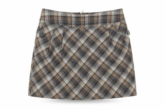 Womens UK Size 16 H&M A-Line Tweed Skirt