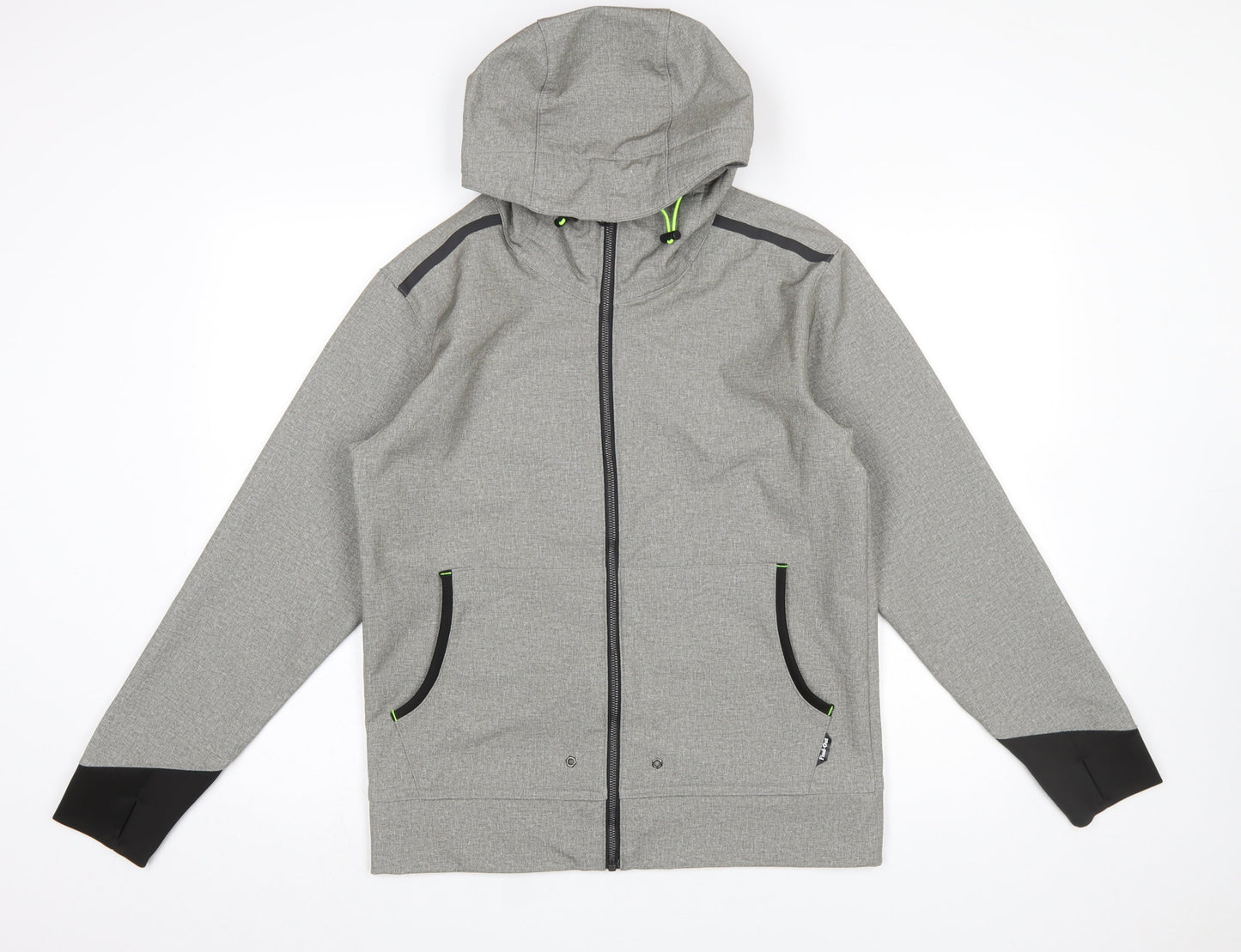 Mens UK Size M Find-Out Grey Windbreaker Coat