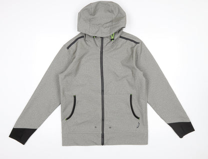 Mens UK Size M Find-Out Grey Windbreaker Coat