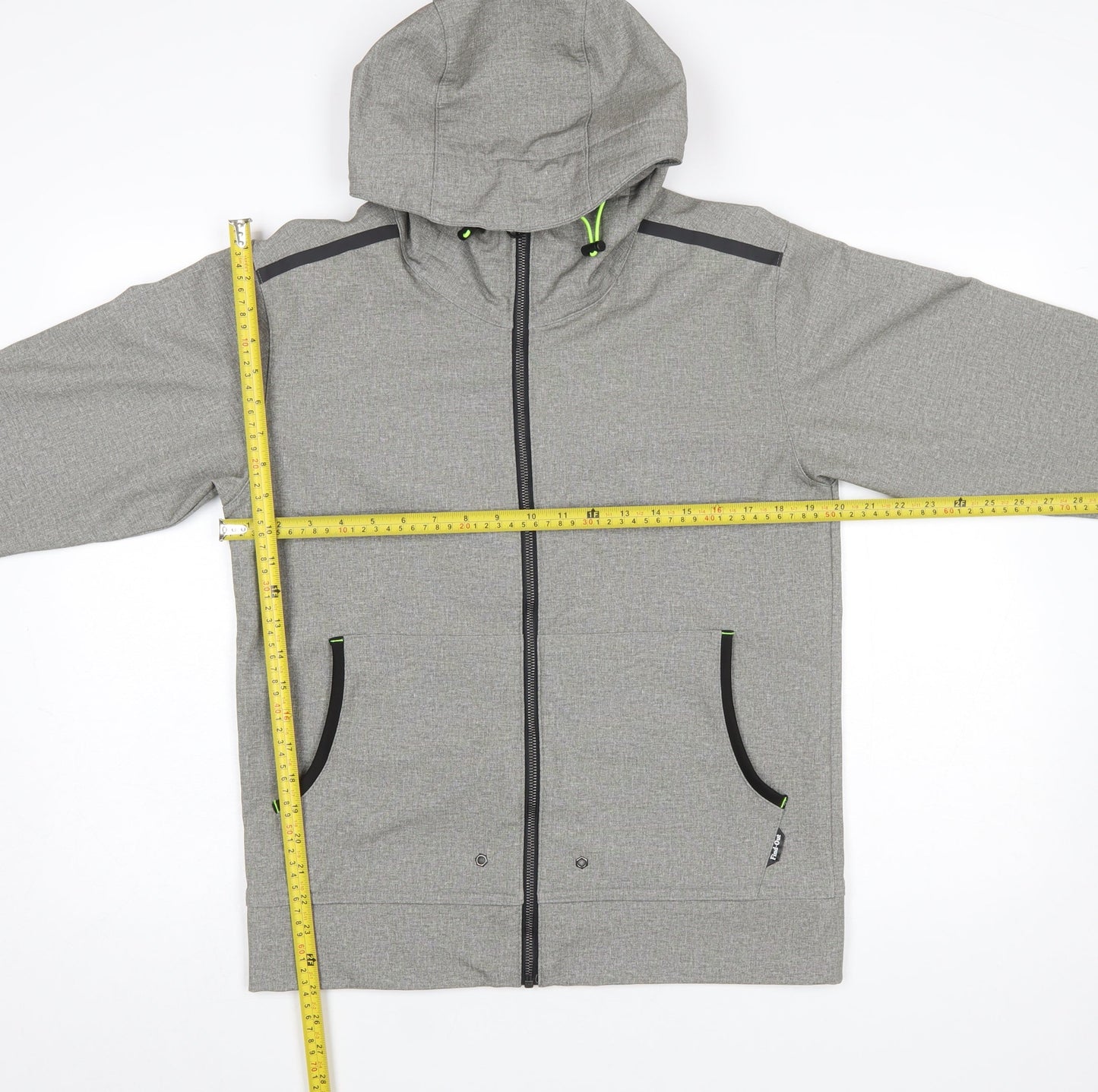 Mens UK Size M Find-Out Grey Windbreaker Coat
