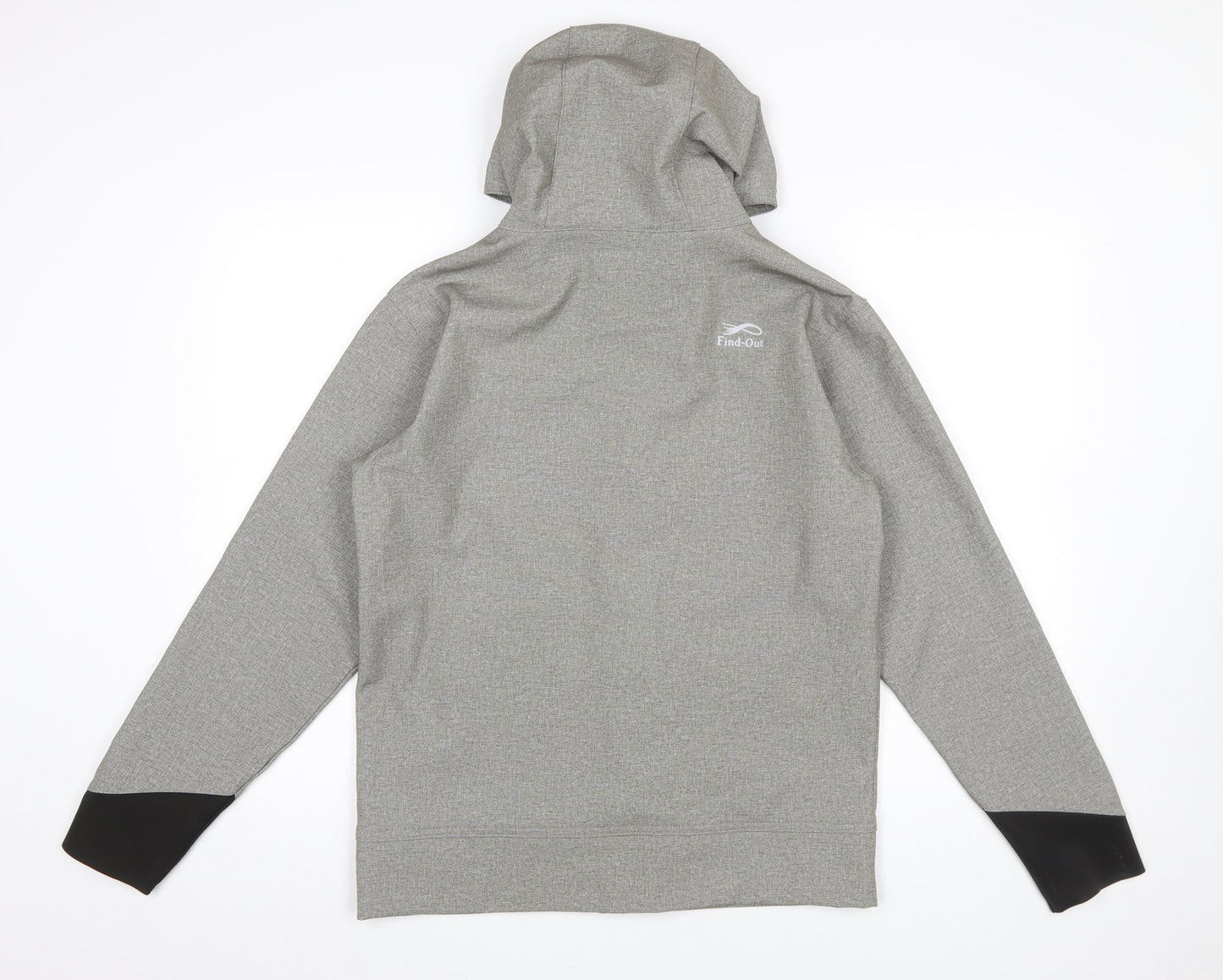 Mens UK Size M Find-Out Grey Windbreaker Coat
