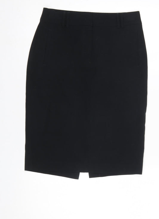 Womens UK Size 8 Marks and Spencer Straight & Pencil Twill Skirt