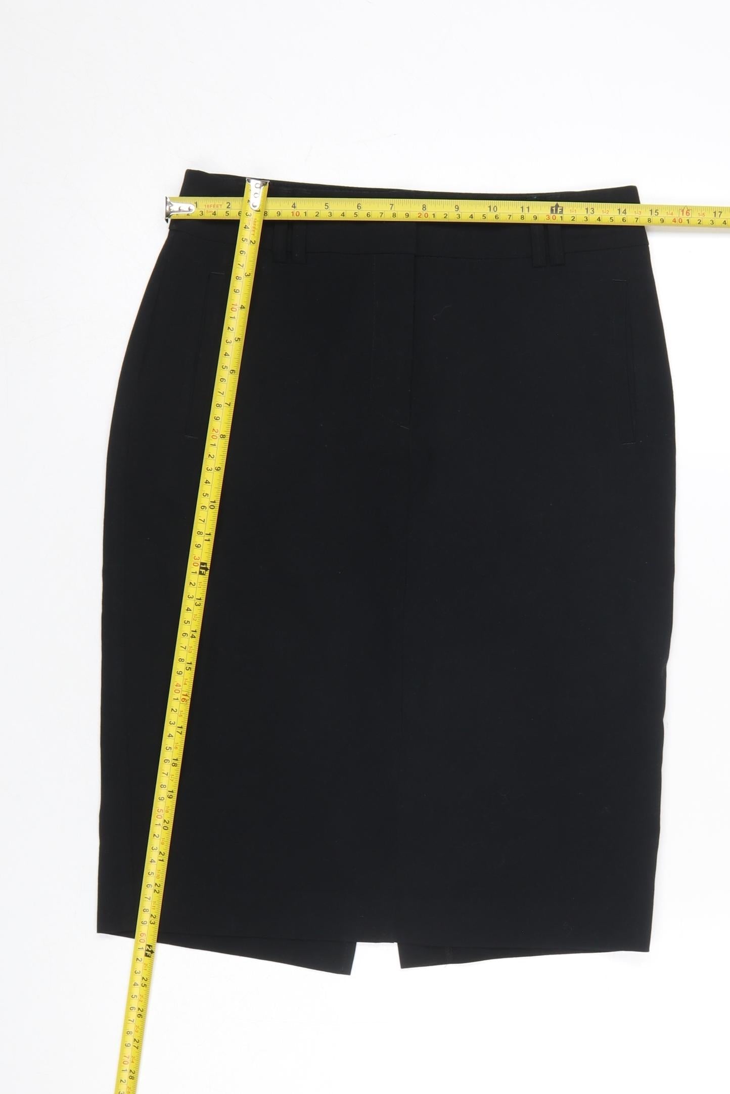 Womens UK Size 8 Marks and Spencer Straight & Pencil Twill Skirt