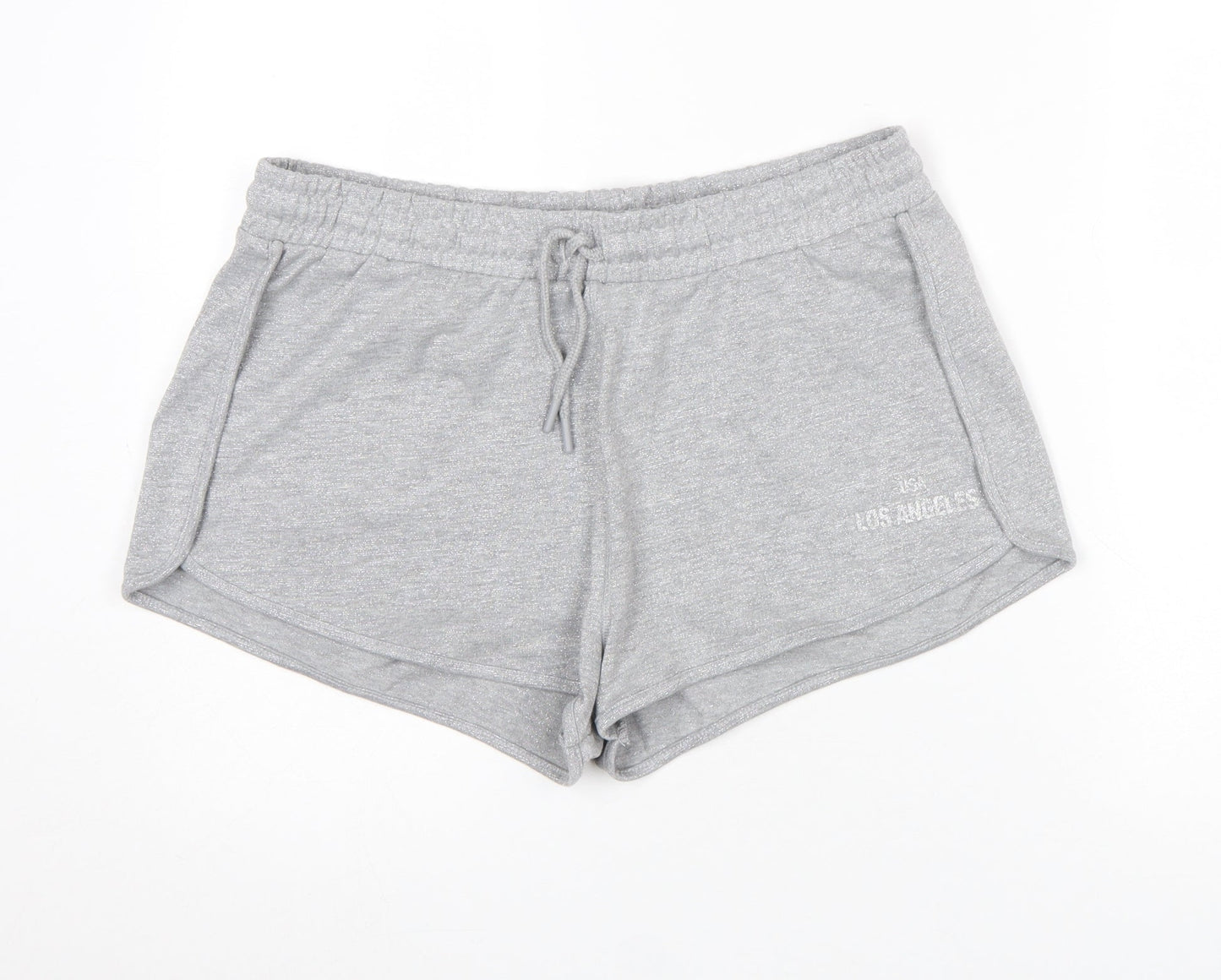 Womens UK Size L Zara Regular Fit Sweat Shorts
