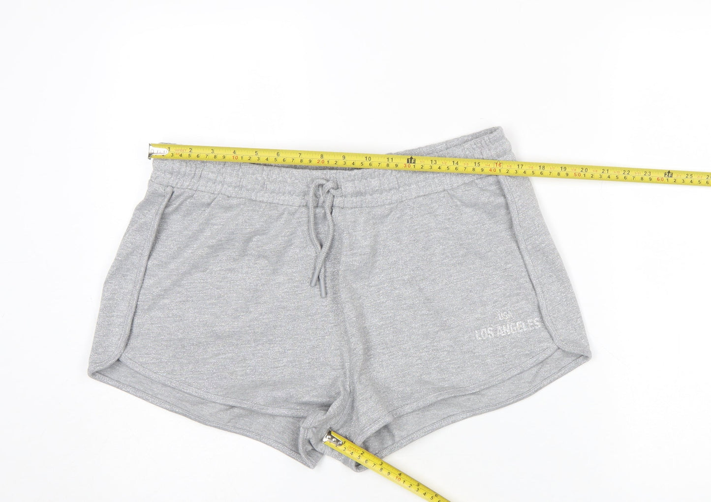 Womens UK Size L Zara Regular Fit Sweat Shorts