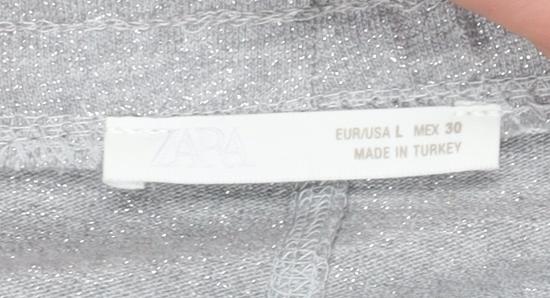 Womens UK Size L Zara Regular Fit Sweat Shorts