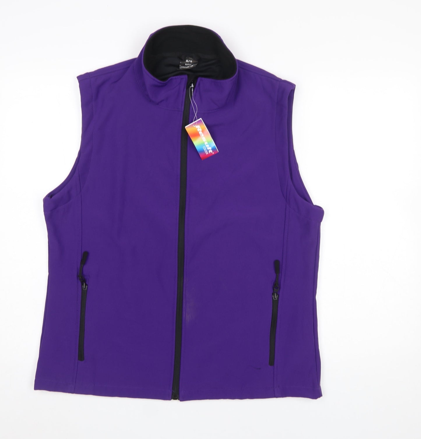 Womens UK Size 16 Result Purple Basic Jacket