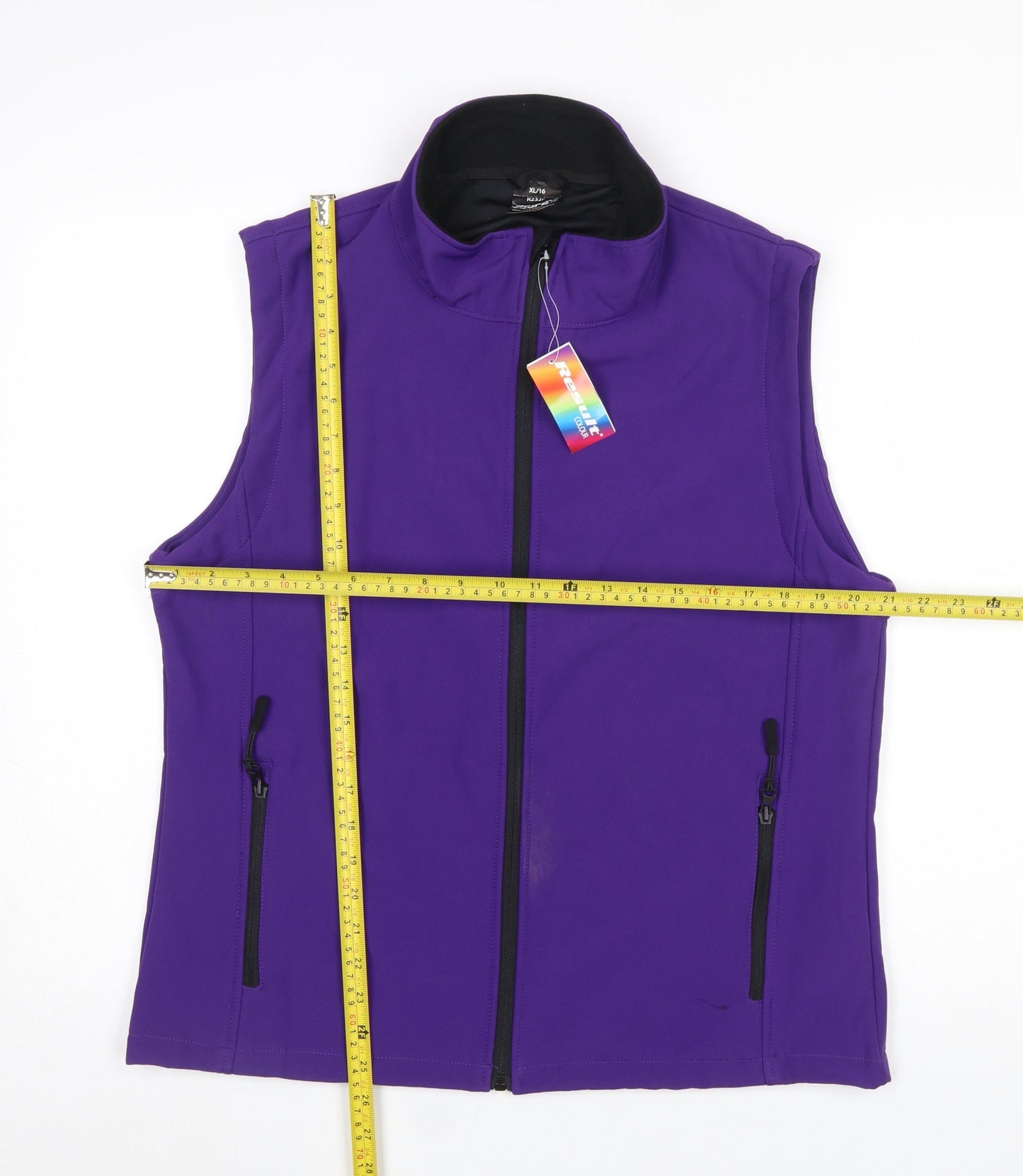 Womens UK Size 16 Result Purple Basic Jacket