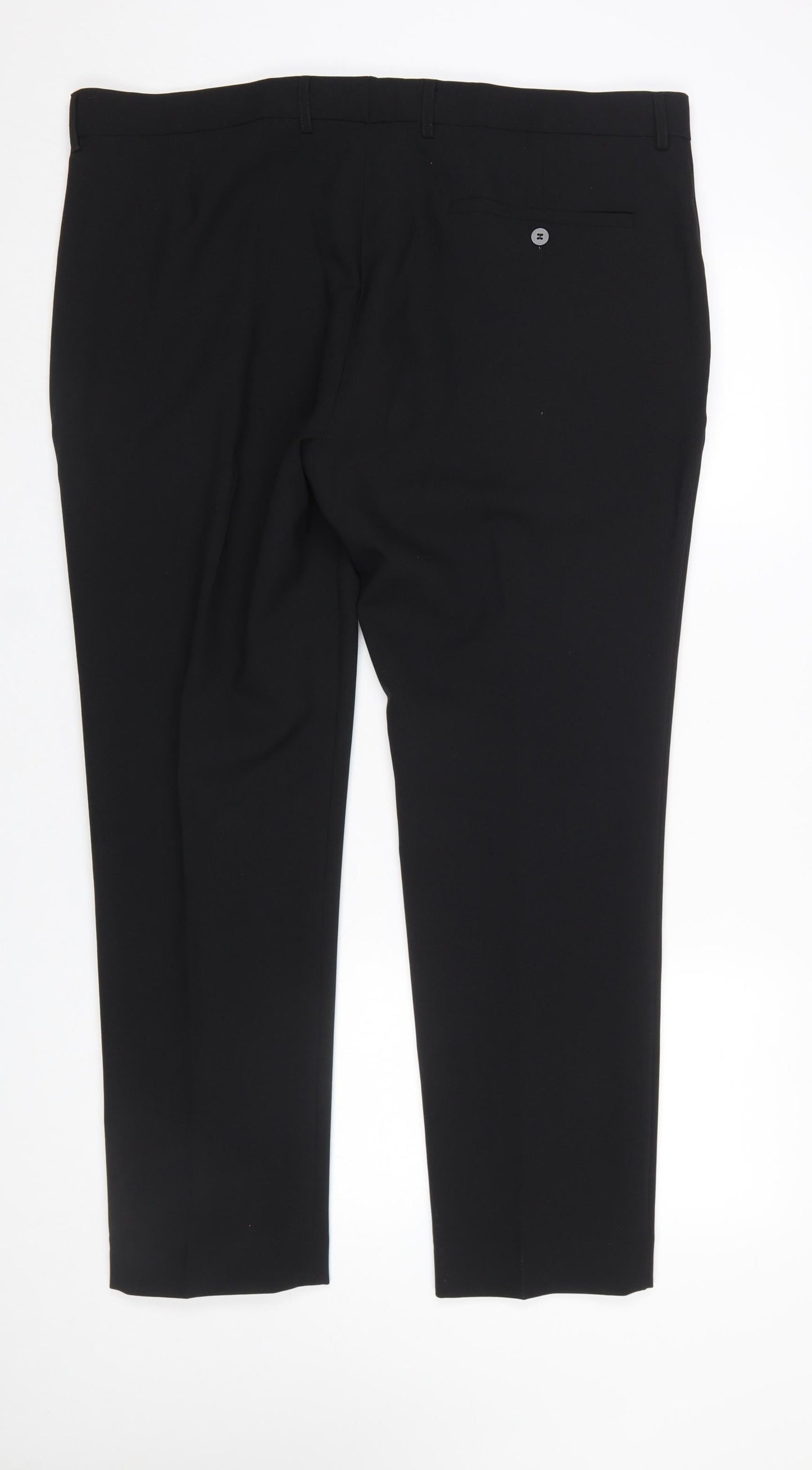 Mens UK Size 40 in St. Bernard for Dunnes Stores Regular Fit Dress Pants Black T