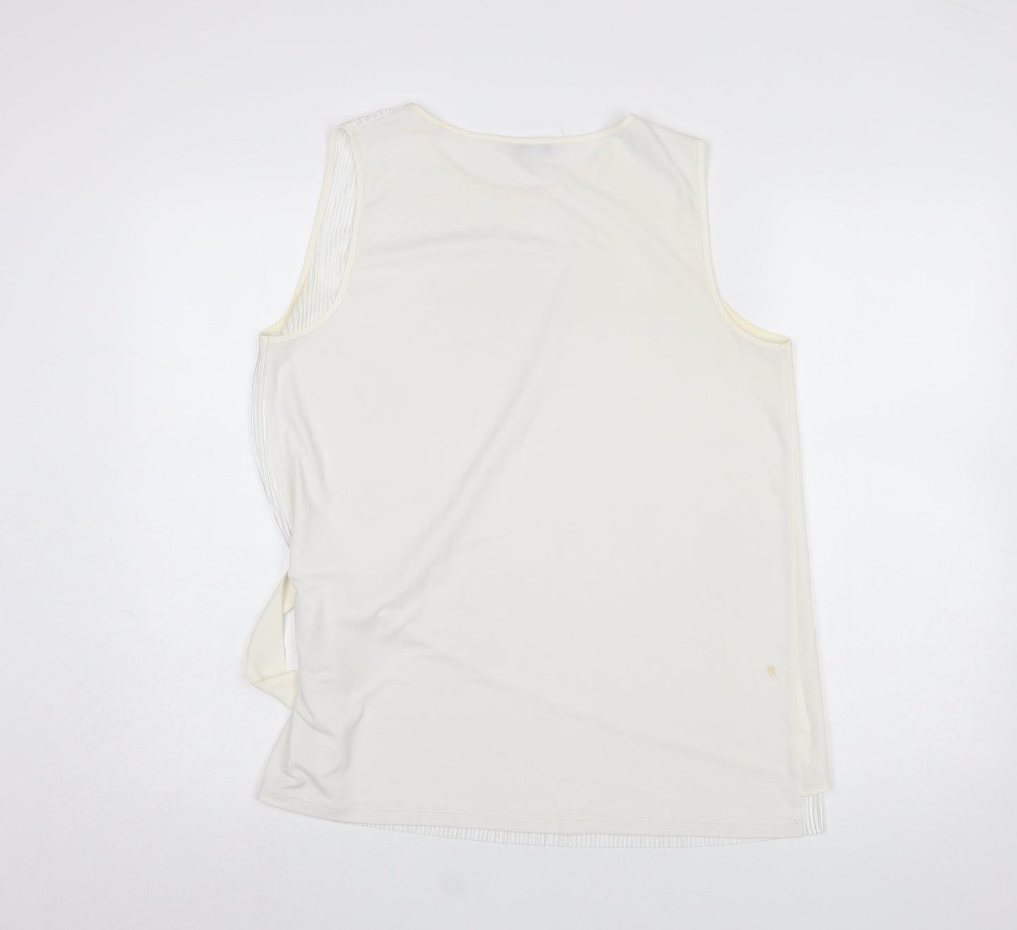 Womens UK Size 14 NEXT Ivory Wrap Blouse