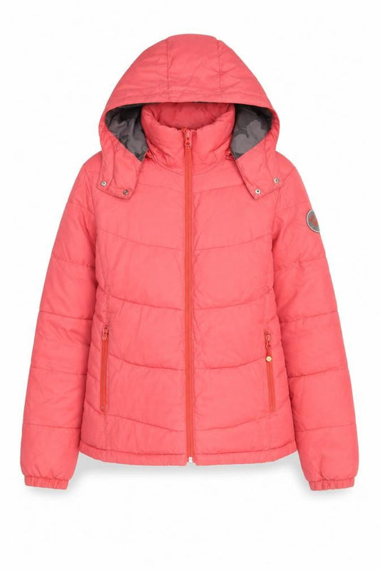 Womens UK Size M ROXY Pink Puffer Jacket