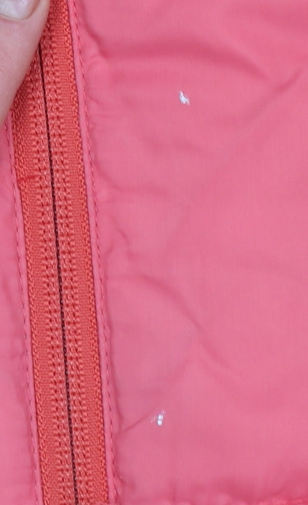 Womens UK Size M ROXY Pink Puffer Jacket
