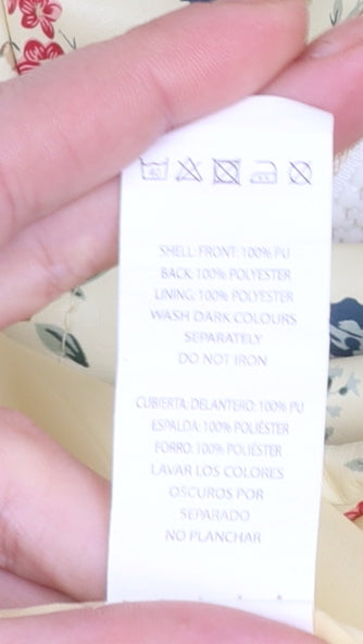 Womens UK Size 14 Atmosphere Beige Rain Coat