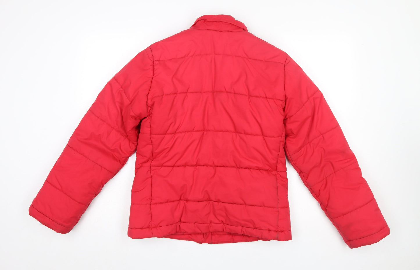 Womens UK Size 12 adidas Red Puffer Jacket