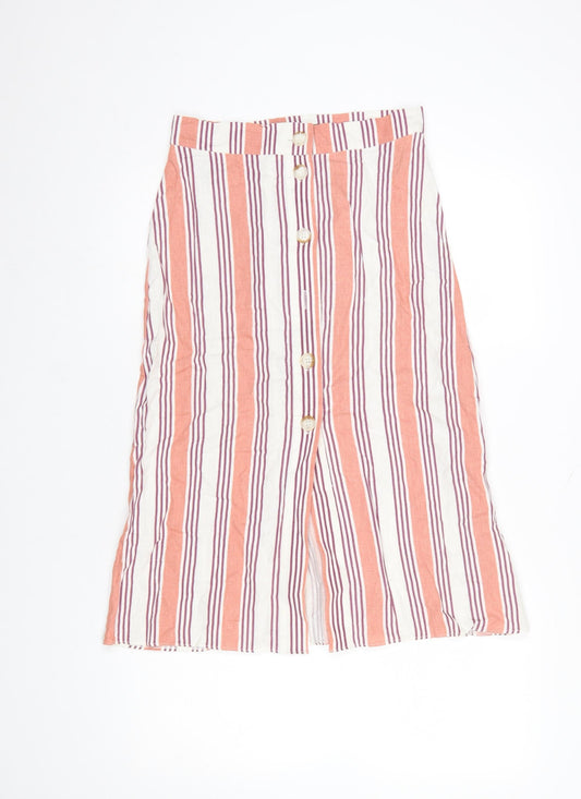 Womens UK Size 10 Primark A-Line Woven Skirt