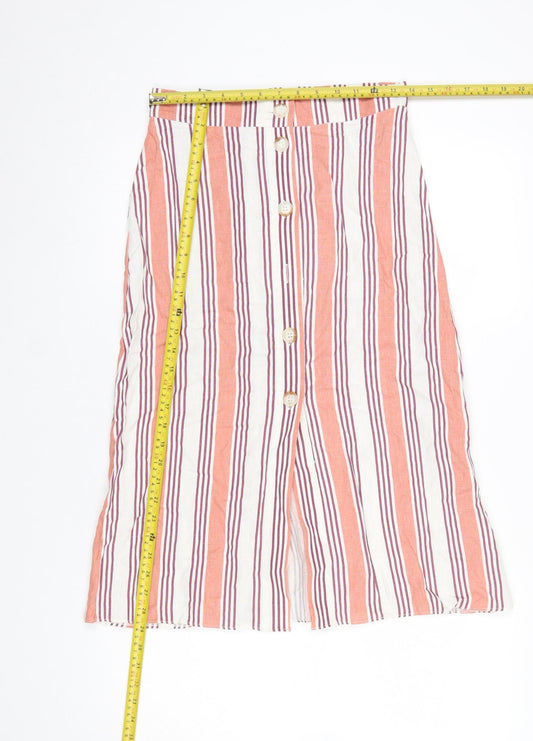 Womens UK Size 10 Primark A-Line Woven Skirt