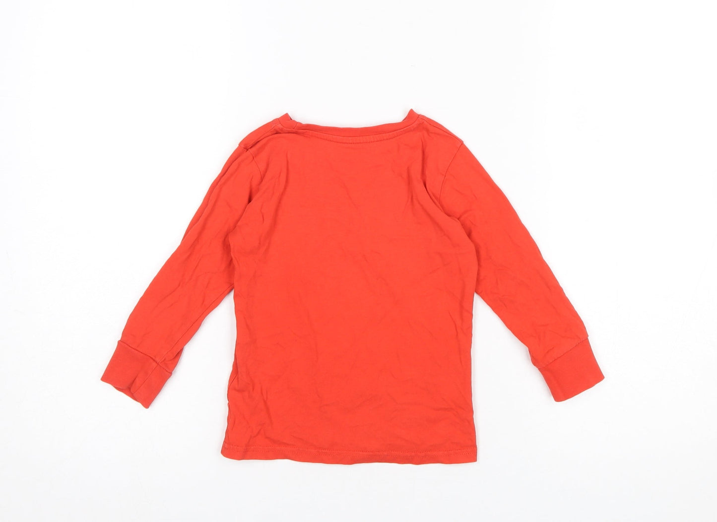 Boys UK Size 2-3 Years Dunnes Stores Red Basic T-Shirt