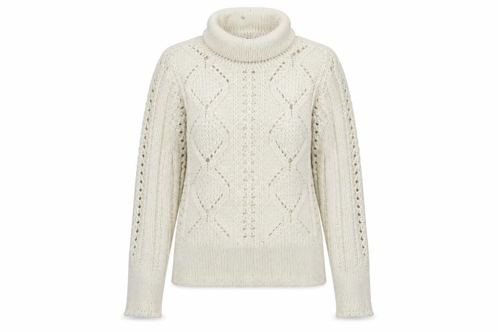 Womens UK Size 12 Now or Never Ivory Pullover Jumper