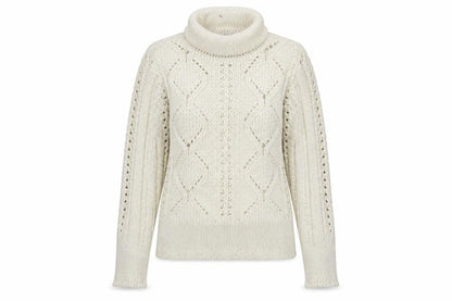 Womens UK Size 12 Now or Never Ivory Pullover Jumper